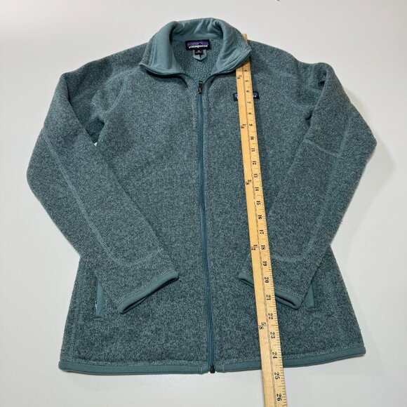 Patagonia Better Sweater Fleece Full Zip Jacket Teal Blue Women's Size XS - Picture 4 of 7